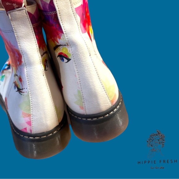 Goby Beauty Girl Long Boots Combat Boots EU 37/US 6.5 - Picture 5 of 6